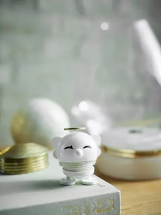 HOPTIMIST | Figurine décorative Angel Bimble 7,1cm Blanc | weiss